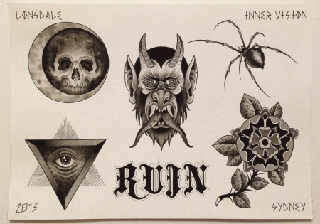 mark-lonsdale-tattoo-sydney-bondi-flash-painting