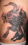 mark-lonsdale-tattoo-bondi-sydney-black-and-gray-charging-bull
