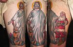 mark-lonsdale-tattoo-bondi-sydney-easter-bunny-jesus-santa