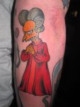 mark-lonsdale-tattoo-bondi-sydney-simpsons-mr-burns-dracula-cartoon